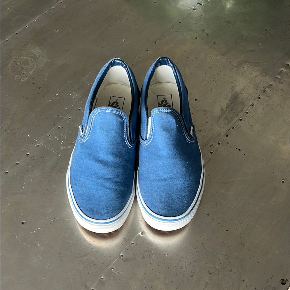 Blue Slip-On Vans (0014)